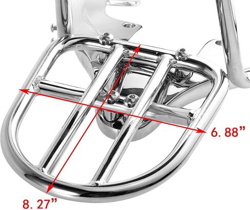 TCMT الأسود مسند الأمتعة Rack Rack Fits Harley Davidson v Rod Vrod VRSC 2002-2006 02-06 in Saudi Arabia