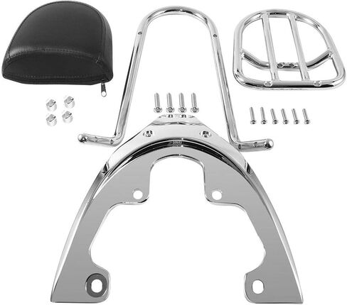 TCMT الأسود مسند الأمتعة Rack Rack Fits Harley Davidson v Rod Vrod VRSC 2002-2006 02-06 in Saudi Arabia