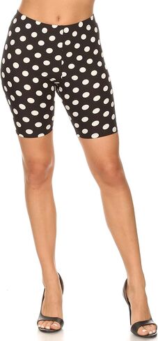 FeashionStream Women's Plus Size Elastic Weist Percyout تشغيل شورتات راكب الدراجة النارية الصلبة النشطة XL-3XL in Kuwait