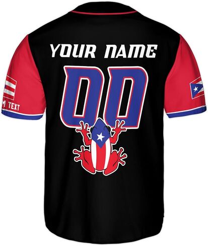 Custom Puerto Rico Shirt, Puerto Rico Jersey Baseball, Puerto Rico Jerseys for Men, Puerto Rico Baseball Jersey in Saudi Arabia