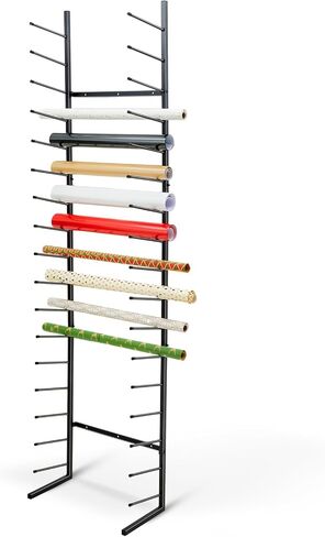 Gisafai Wall Mount Blueprint Storage Rack Hanging Finyl File File Poster Display Rack Rack Print Print Blueprint حامل لتنظيم الخطة (44 × 21 × 11 بوصة) in Kuwait