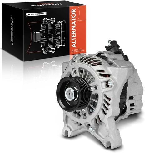 A-Premium Alternator Compatible with Ford E-150 2009-2014, E-250 2009-2014, E-350 Super Duty 2009-2019 2021, E-450 Super Duty 2009-2019 2021, 4.6L 5.4L 6.8L 7.3L, 12V 120A 6-Groove Pulley Clockwise in Saudi Arabia