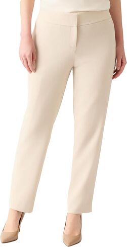 Kasper Women's Stretch Crepe Flat Flat Pront Slim Pant in Saudi Arabia