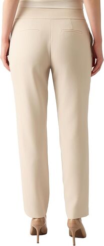 Kasper Women's Stretch Crepe Flat Flat Pront Slim Pant in Saudi Arabia
