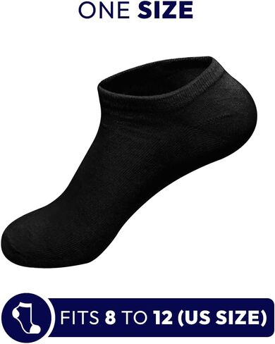 10-Pack Unisex Short Cotton Socks, Assorted Colors, Invisible Design, Polyamide Blend for Comfort in Saudi Arabia