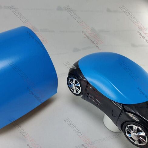 Averry SW900 SATIN LIGHT Blue | 633-O | فيلم Wrap Vinyl Car Wrap (5 أقدام × 10 قدم (50 قدم مربع) in Kuwait