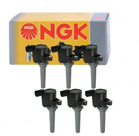 6 PC NGK Ignition Coil متوافق مع Mazda 6 3.0L V6 2003-2008 (حزمة المتاجر الكاملة) in Saudi Arabia