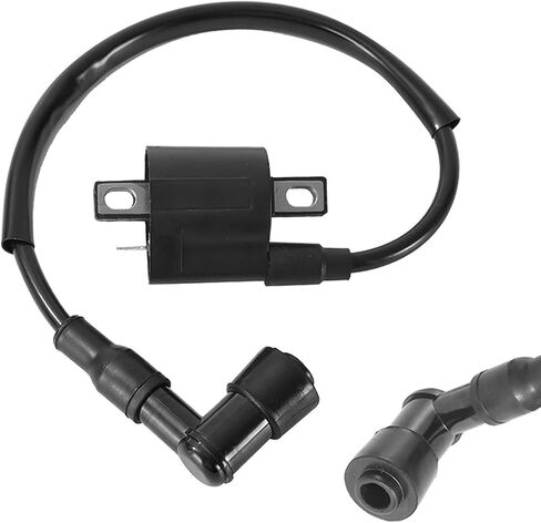 Motorcycle Ignition Coil, CG125 150 200 250CC Ignition Coil High Voltage, for Most ATVs Quads Dirt Bikes Pit Bikes Scooters Buggies Motorcycles and Go Karts (Black) in Saudi Arabia