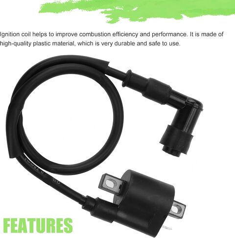Motorcycle Ignition Coil, CG125 150 200 250CC Ignition Coil High Voltage, for Most ATVs Quads Dirt Bikes Pit Bikes Scooters Buggies Motorcycles and Go Karts (Black) in Saudi Arabia