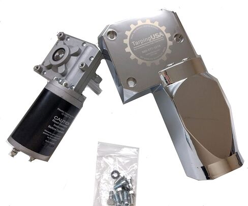 Kym Industries Apache Series Tarp Motor for Dump Truck 600W 50: 1 Universal 12V Electric Tarp Motor in Kuwait