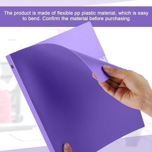 12 Pcs 1 Inch 3 Ring Plastic Binder Flexible Binders Bulk Fits Letter Size 8.5'' x 11'' Paper Holds up to 225 Sheets with 1 Pockets Versatile Binder for School Office Home(Gray) in Kuwait