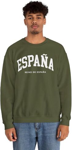 Spain Adult Unisex Crewneck Sweatshirt in Saudi Arabia