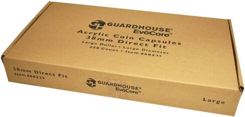 Guardhouse 26mm كبسولة عملة معدنية مباشرة للدولار الصغير وحزمة العملات المعدنية الأخرى المماثلة من 10 in Kuwait