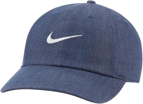 Nike Sportswear Heritage86 Unisex Hat (Blue Denim/White, One Size) in Saudi Arabia