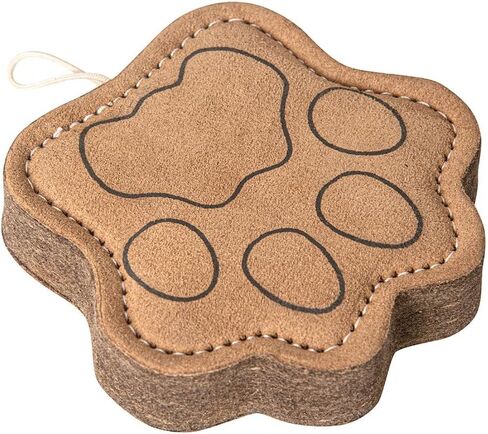 لعبة مضغ من جلد الغزال الطبيعي للكلاب البالغة والجراء | قوية ومتينة وممتعة | لعبة مضغ تفاعلية للحيوانات الأليفة (على شكل بومة) in Kuwait