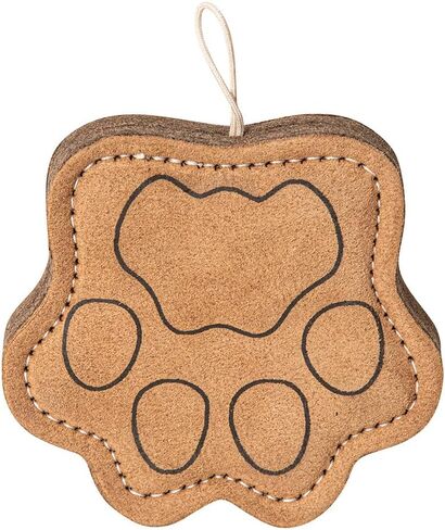 لعبة مضغ من جلد الغزال الطبيعي للكلاب البالغة والجراء | قوية ومتينة وممتعة | لعبة مضغ تفاعلية للحيوانات الأليفة (على شكل بومة) in Kuwait