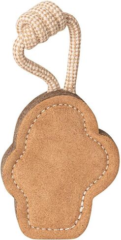 Natural Suede Leather Chew Toy for Adult Dogs, Puppies, | Tough, Durable, and Fun | Chewing Interactive Pet Toy (Owl Shape) in Saudi Arabia
