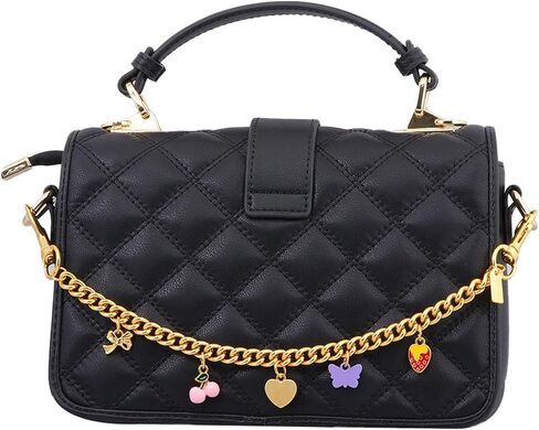 Gold Purse Chain - 12 Inch Chain Bag Charm with Cute Cherry Pendant, Handbag Accessories for Women in Saudi Arabia