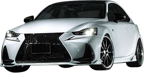 FREEMOTOR802 Front Bumper Lip Splitter, Fits 2017-2020 Lexus IS200t IS300 IS350 All Trims, PP Air Dam Lower Chin Spoiler Body Kit Replacement (Unpainted Black, 1PC) in Saudi Arabia