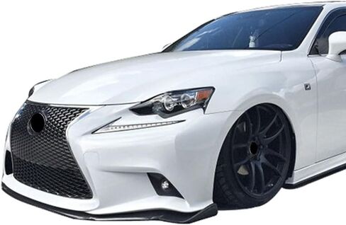 الشفاه الأمامية المتوافقة مع 2014-2016 لكزس IS250 IS350 ، AG الأسود PU Front Lip Finisher تحت CHIN SPOILER AD ON IKON MOTORSPORTS ، 2015 in Kuwait