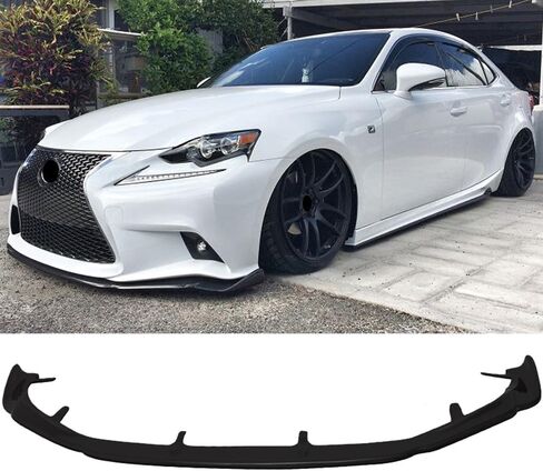 الشفاه الأمامية المتوافقة مع 2014-2016 لكزس IS250 IS350 ، AG الأسود PU Front Lip Finisher تحت CHIN SPOILER AD ON IKON MOTORSPORTS ، 2015 in Kuwait