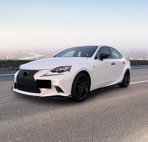 الشفاه الأمامية المتوافقة مع 2014-2016 لكزس IS250 IS350 ، AG الأسود PU Front Lip Finisher تحت CHIN SPOILER AD ON IKON MOTORSPORTS ، 2015 in Kuwait