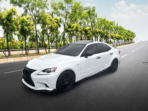 الشفاه الأمامية المتوافقة مع 2014-2016 لكزس IS250 IS350 ، AG الأسود PU Front Lip Finisher تحت CHIN SPOILER AD ON IKON MOTORSPORTS ، 2015 in Kuwait