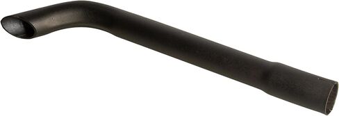 1" x 12" Bended End Pipe Black Exhaust Stack Compatible With UNIVERSAL in Saudi Arabia