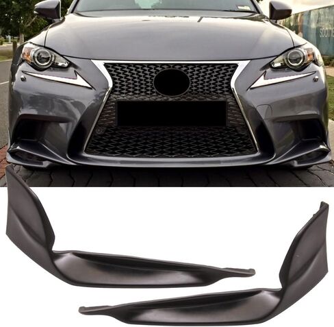 الشفة الأمامية الأمامية المسبقة المتوافقة مع 2014-2016 لكزس IS250 ، Sonic Titanium Metallic #1J7 PU Front Lip Finisher Under Cover Sovering Add On Advance by Ikon Motorsports ، 2015 in Kuwait
