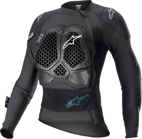 Alpinestars 6516823-1079-M: Stella Bionic Action V2 Protection Jacket Blk/Cyan Md in Saudi Arabia