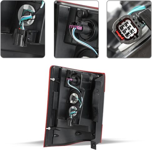 LED Tail Lights Assembly Compatible with 2011-2020 Dodge Grand Caravan OE Replacement Taillights Brake Rear Lights Left/Driver Side-LH in Kuwait