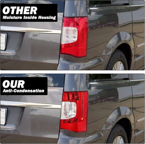 LED Tail Lights Assembly Compatible with 2011-2020 Dodge Grand Caravan OE Replacement Taillights Brake Rear Lights Left/Driver Side-LH in Kuwait