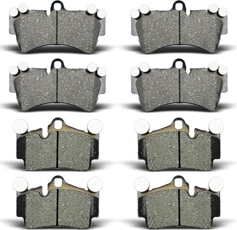 8pcs Brake Pads Ceramic Brake Kits fit for 2007-2015 for Audi Q7,2003-2006 2008-2010 for Porsche Cayenne,2004-2008 for Volkswagen for Touareg in Saudi Arabia