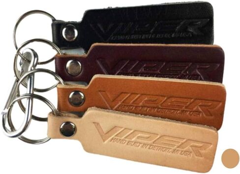 Dodge Viper Leather Keychain (1 Piece) in Saudi Arabia