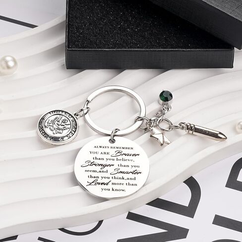 Army Keychain Gifts for Men Women - Inspirational Military Gift Keyring, Academy Graduation Birthday Christmas New Year in Saudi Arabia