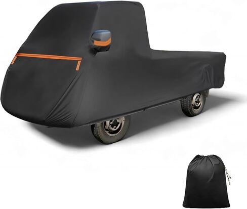 X AUTOHAUX Car Cover for Daihatsu Hijet Truck - Aluminum Film Cotton All-Weather Waterproof Windproof Protection W/Right Zipper (Outdoor Full Coverage) in Saudi Arabia