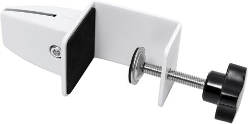 Desk Partition Clamp,Metal Clip For Desktop Divider,Sneeze Guard Holder On Desk,Adjustable Desk Divider Support Clamps For 0.1 to 1 Inch Thick Panels,4-Pack,Black in Kuwait