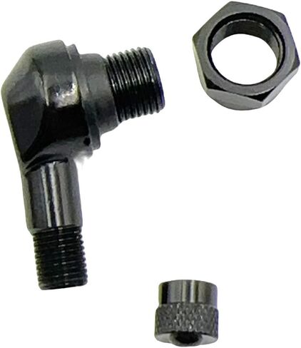 4pcs 90 Degree Black Motorcycle Tire Valve Stems Install Diameter 10-11.3mm Rim Wheel Tubeless Angle Air Stem Compatible with Harley Davidson BMW Honda Kawasaki Suzuk Triumph Bike in Saudi Arabia
