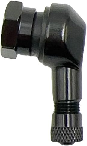 4pcs 90 Degree Black Motorcycle Tire Valve Stems Install Diameter 10-11.3mm Rim Wheel Tubeless Angle Air Stem Compatible with Harley Davidson BMW Honda Kawasaki Suzuk Triumph Bike in Saudi Arabia