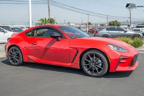 استبدال لعام 2022-سوبارو BRZ | Toyota GR86 EOS Visors JDM Clip-On Style Smoke Side Side Side Deplectors Rain Rain Guard DWV-V248 in Saudi Arabia