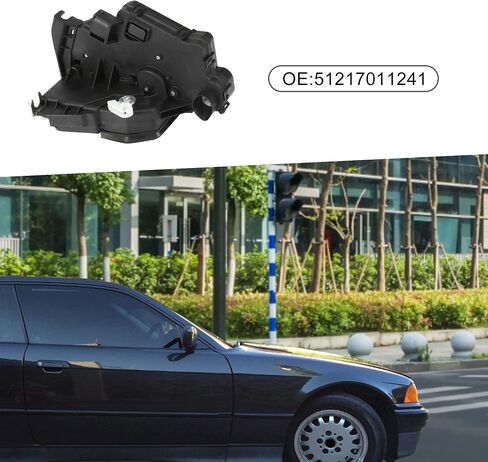 مشغل قفل الباب الأيسر الأمامي 51217011241 مشغل قفل الباب لـ BMW 325I 2001-2005 Black in Saudi Arabia