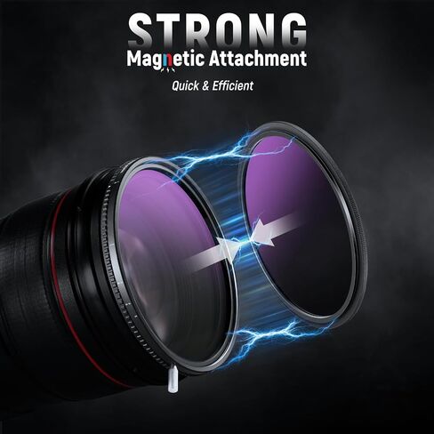 NEEWER HD True Colors 67mm Variable ND Filter ND2-512 (1-9 Stops), VND Filter & Magnetic ND32 Lens Filter, Multi Coated Neutral Density Filter, No Color Shift/No X Cross/No Vignetting in Saudi Arabia