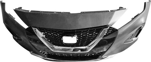 Front Bumper Set Without Fog Light Sensor Hole Compatible With 2019-2023 Nissan Maxima in Saudi Arabia