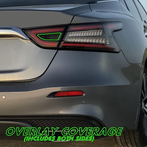 PreCut Vinyl Smoke Tint for 2019-2022 Nissan Maxima Tail Light (1. Taillight, 20% Dark Smoke) in Saudi Arabia
