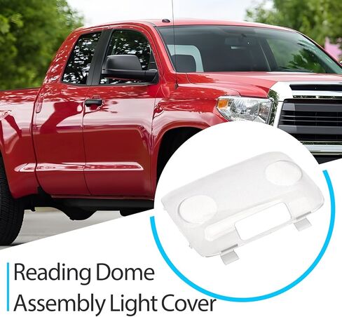 Reading Dome Assembly Light Cover Compatible with Toyota Sequoia 2008-2021 and Tundra 2007-2021 Replace 81240-0C060 in Saudi Arabia