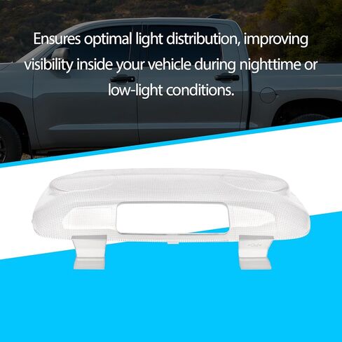Reading Dome Assembly Light Cover Compatible with Toyota Sequoia 2008-2021 and Tundra 2007-2021 Replace 81240-0C060 in Saudi Arabia
