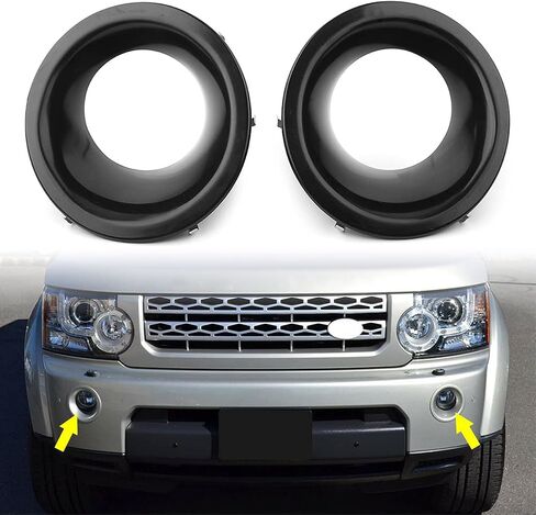 GZYF Car Auto Front Bumper Fog Light Bezel Cover Ring Trim for Land Rover LR4 2010-2014 in Saudi Arabia