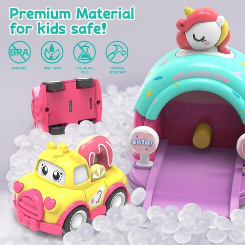 ألعاب فتاة صغيرة ، 10 أجهزة كمبيوتر ألعاب للسيارات مع حقيبة/تخزين Playmat ، ألعاب لفتاة 2 3 4 سنوات ، سيارات لعب للأطفال 1-3 2-4،2 3 4 سنوات هدية عيد ميلاد البالغة من العمر 4 سنوات in Kuwait