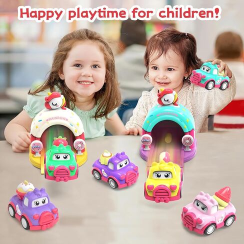 ألعاب فتاة صغيرة ، 10 أجهزة كمبيوتر ألعاب للسيارات مع حقيبة/تخزين Playmat ، ألعاب لفتاة 2 3 4 سنوات ، سيارات لعب للأطفال 1-3 2-4،2 3 4 سنوات هدية عيد ميلاد البالغة من العمر 4 سنوات in Kuwait