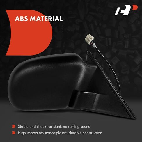 A-Premium Passenger Side Power Door Mirror - Compatible with Chevrolet Blazer 1999-2005, S10 1999-2004 & GMC Jimmy 1999-2001, Sonoma 1999-2004 & Oldsmobile Bravada 1999-2004 - Heated Manual Folding in Saudi Arabia